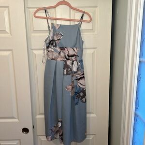 ASOS Tea-Length Midi Dress with Low Back – Size 2